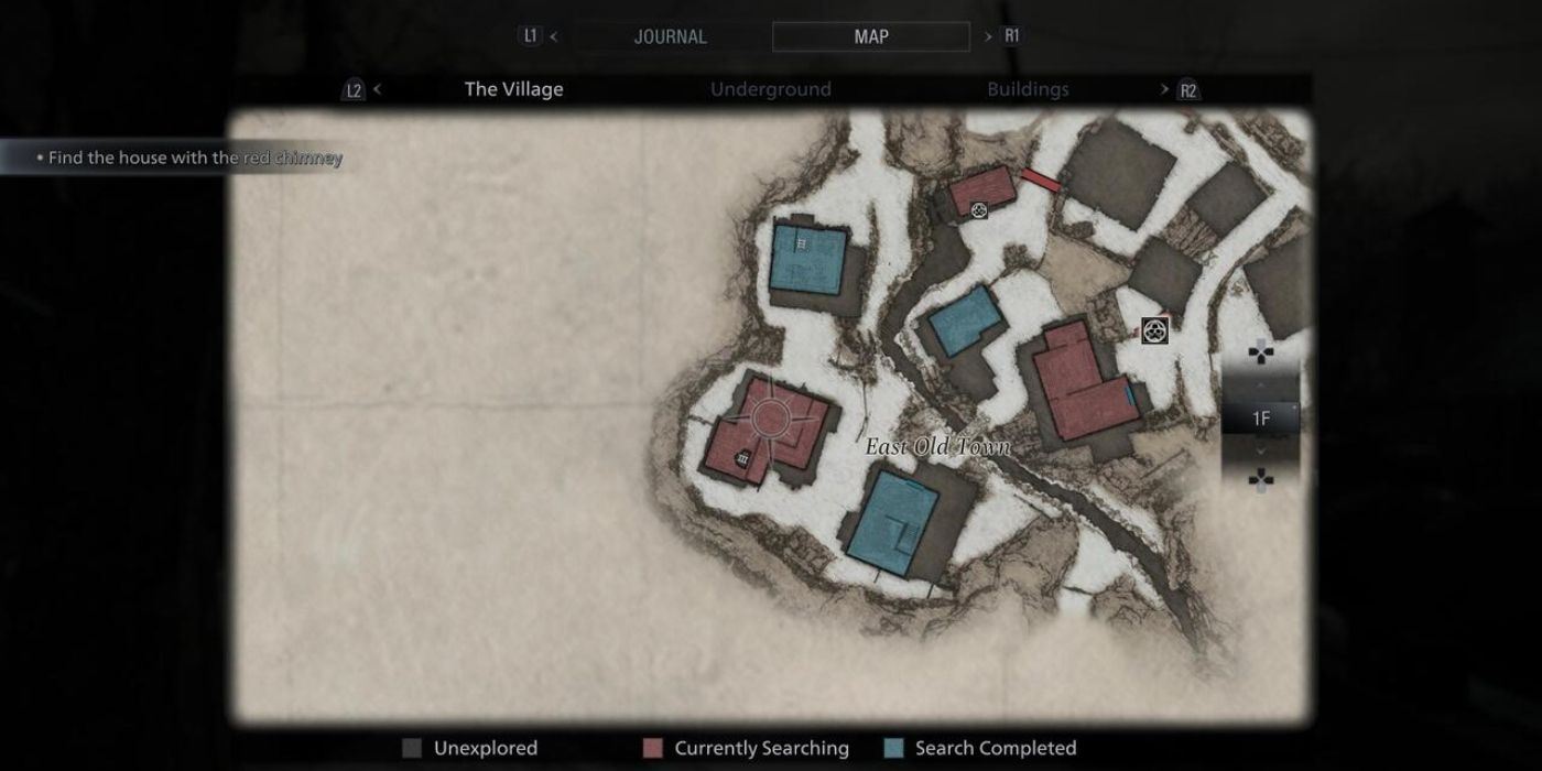 resident evil 4 village treatsure map