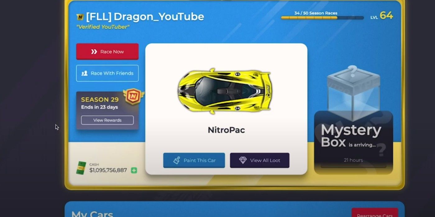 Nitro Type: 10 Rarest Cars In The Game (& How To Unlock Them)