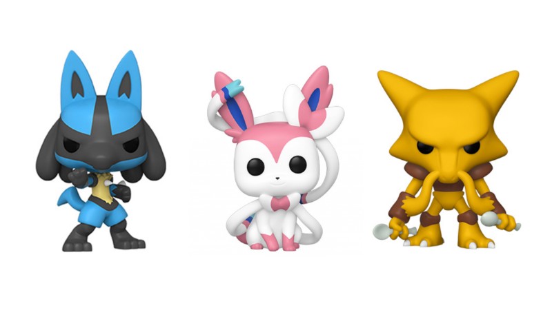 Pokemon Pop! Figures Lucario Sylveon Alakazam