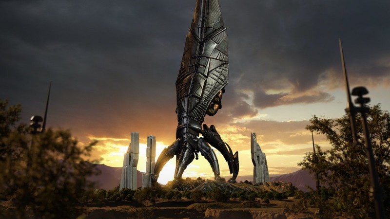 Mass Effect: Dark Horse Unveils Beautiful Reaper Sovereign Ship Replica Now Available For Pre-Order