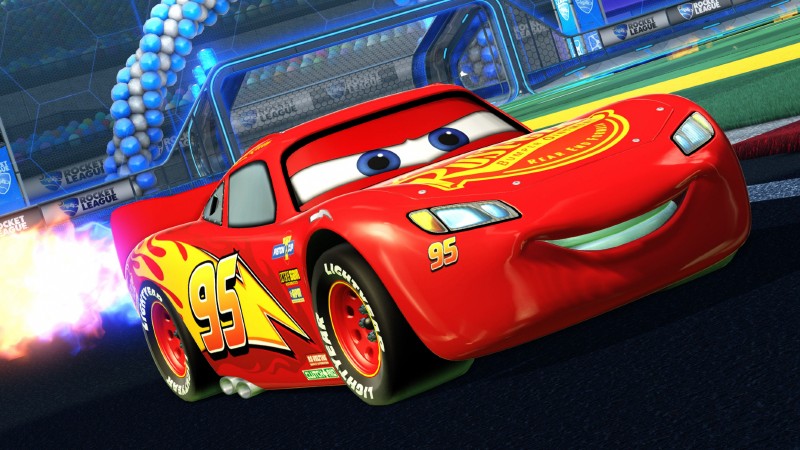 Rocket League Lightning McQueen Disney Kachow 